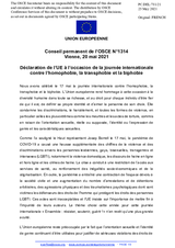 Déclaration de l’UE à l’occasion de la journée internationale contre l’homophobie, la transphobie et la biphobie