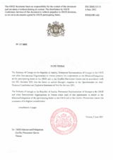 Response by the Delegation of Georgia to the Questionnaire on Anti-Personnel Mines and Explosive Remnants of War