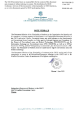 Information Exchange by the Delegation of Andorra on Conventional Arms Transfer