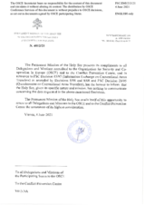 Response by the Delegation of the Holy See to the Questionnaire on Participating States’ Policy and/or National Practices and Procedures for the Export of Conventional Arms and Related Technology