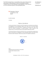 Response by the Delegation of Austria to the Questionnaire on Anti-Personnel Mines and Explosive Remnants of War