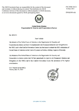 Response by the Delegation of the United States to the Questionnaire on the Code of Conduct on Politico-Military Aspects of Security