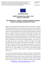 Statement by the Portuguese EU Presidency on Russia’s ongoing aggression against Ukraine and illegal occupation of Crimea
