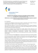 Statement by the Delegation of Ukraine on the situation in and around Ukraine