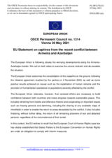 Statement by the Portuguese EU Presidency on the situation with the Armenian prisoners of war and other captives in Azerbaijan