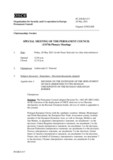 Journal of the 1317th Special Plenary Meeting of the Permanent Council