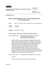 Diario de la 1315ª Sesión extraordinaria del Consejo Permanente