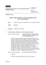 Giornale della 1315a Seduta speciale del Consiglio permanente