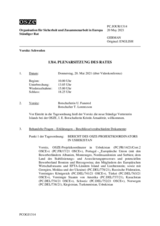 Journal der 1314. Plenarsitzung des Ständigen Rates 