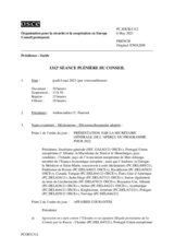 Journal de la 1312ème séance plénière du Conseil