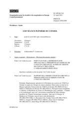 Journal de la 1310ème séance plénière du Conseil