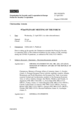Journal of the 972nd Plenary Meeting of the Forum for Security Co-operation