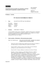Journal de la 973ème séance plénière du Forum