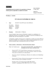 Journal de la 975ème séance plénière du Forum