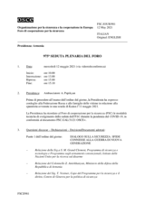 Giornale della 975a Seduta plenaria del Foro di cooperazione per la sicurezza