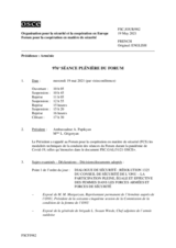 Journal de la 976ème séance plénière du Forum