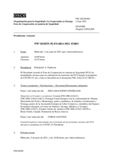 Diario de la 978ª Sesión plenaria del Foro de Cooperación en materia de Seguridad