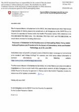 Response by the Delegation of Switzerland to the Questionnaire on Participating States’ Policy and/or National Practices and Procedures for the Export of Conventional Arms and Related Technology