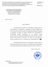 Response by the Delegation of Monaco to the Questionnaire on Participating States’ Policy and/or National Practices and Procedures for the Export of Conventional Arms and Related Technology