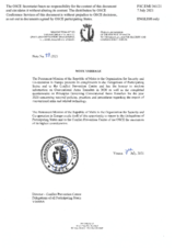 Information Exchange by the Delegation of Malta on Conventional Arms Transfer