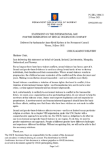 Statement by the Delegation of Norway, also on behalf of Canada, Iceland, Liechtenstein, Mongolia and Switzerland, on the International Day for the Elimination of Sexual Violence in Conflict