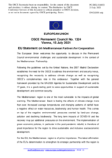 Statement by the Slovenian EU Presidency on co-operation with Mediterranean Partners