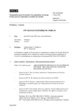 Journal de la 979ème séance plénière du Forum