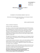 Statement by Amb. Anne- Kirsti Karlsen 