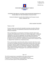 Statement by the Delegation of Norway on concerns over intensifying repression in the Russian Federation ahead of the elections to the State Duma, to be held on 19 September 2021
