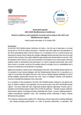 AGENDA: OSCE 2021 Mediterranean Conference