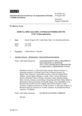 Giornale della 1333a Seduta speciale del Consiglio permanente