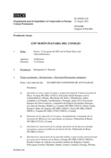 Diario de la 1329ª Sesión plenaria del Consejo Permanente 