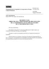 Decisión Nº 1412 del Consejo Permanente