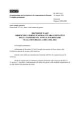 Decisione N.1412 del Consiglio permanente