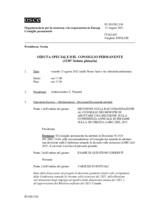 Giornale della 1330a Seduta speciale del Consiglio permanente