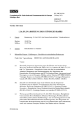 Journal der 1326. Plenarsitzung des Ständigen Rates 