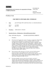 Giornale della 1326a Seduta plenaria del Consiglio permanente