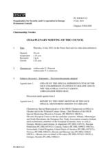 Journal of the 1323rd Plenary Meeting of the Permanent Council