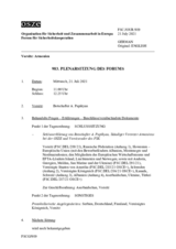 Journal der 983. Plenarsitzung des Forums