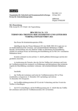 Beschluss Nr. 3/21 des Forums für Sicherheitskooperation