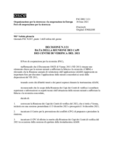 Decisione N.3/21 del Foro di cooperazione per la sicurezza