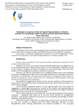 Statement by the Delegation of Ukraine in response to the Financial Report and Financial Statements for the Year ended 31 December 2020 and to the Report of the External Auditor
