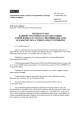 Décision No 1415 du Conseil permanent