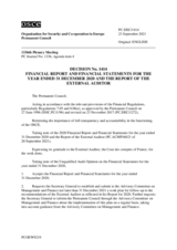 Permanent Council Decision No. 1414