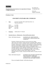 Giornale della 1336a Seduta plenaria del Consiglio permanente