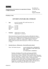 Giornale della 1335a Seduta plenaria del Consiglio permanente