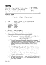 Journal de la 987ème séance plénière du Forum