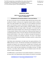 Statement by the Slovenian EU Presidency on the situation in and around Ukraine