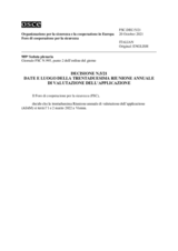 Decisione N.5/21 del Foro di cooperazione per la sicurezza