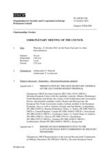 Journal of the 1340th Plenary Meeting of the Permanent Council